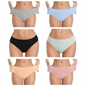 Cotton Soft Women's Panties Stretchy Briefs Large